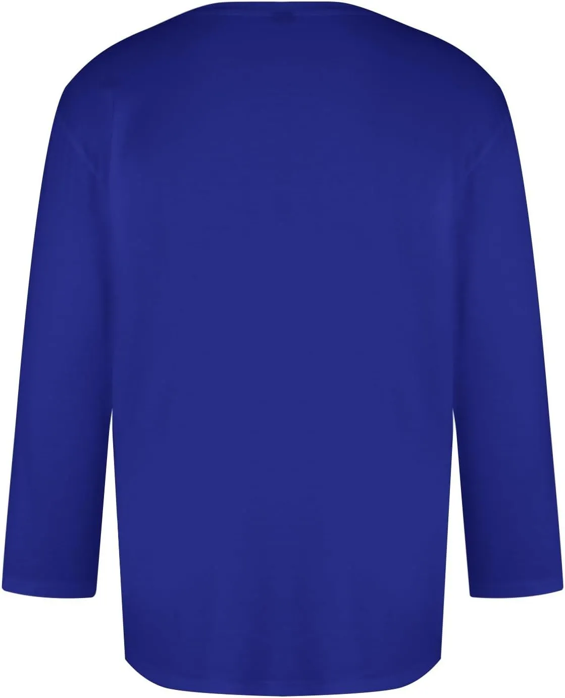 3/4 Sleeve Shirt for Men Solid Color Crew Neck Tops Casual Soft Loose Fit T Shirts 2025 Summer Basic Tees Pullover