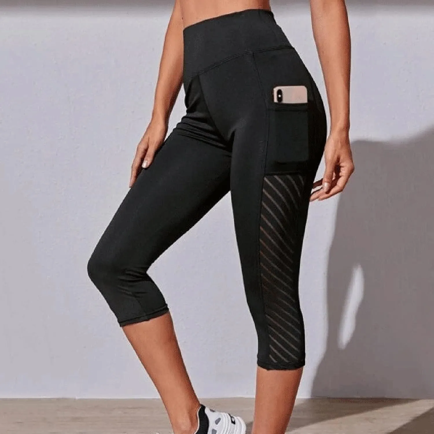 7/8 Leggings for Women Tummy Control - High Waisted Leggings with Pockets Yoga Pants Compression Leggings for Women