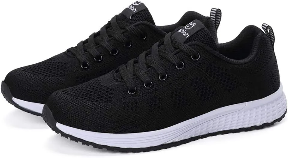 AMDBEL Orthopedic Sneakers for Women, Lightweight Tennis Shoes Non Slip Gym Workout Shoes Breathable Walking Sneakers