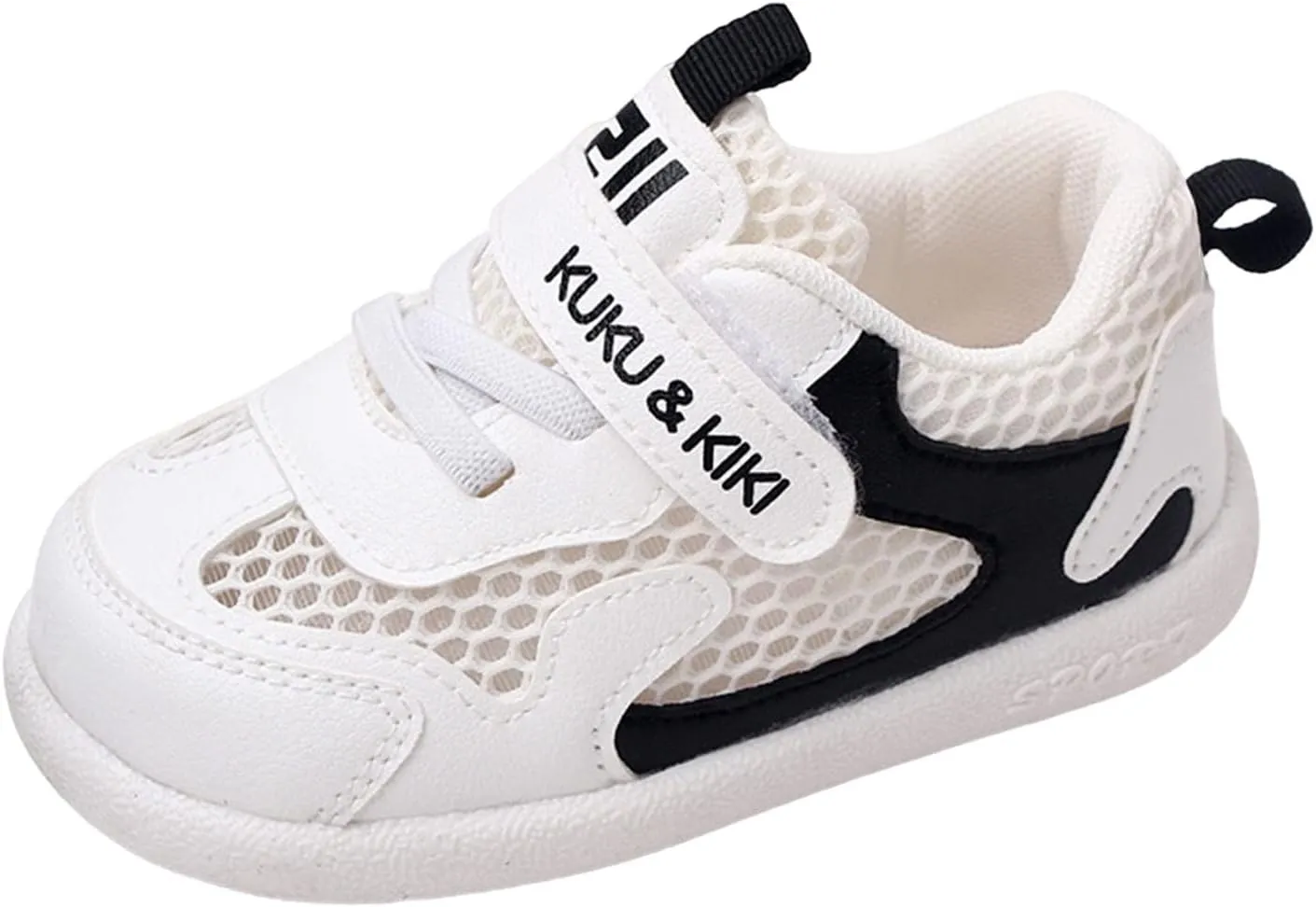 Baby Boys Girls Breathable Sneakers Non-Slip Rubber Sole High-Top Toddler Lightweight Walking Shoes Mesh Trainers