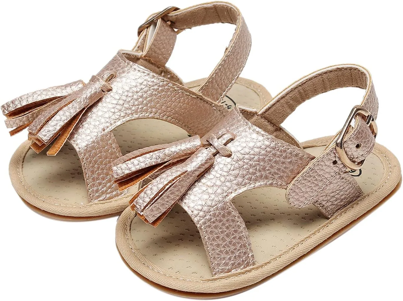 Baby Kids Flat Footbed Wide Sandals Childrens Boys Girls Open Toe Leather Soft Strap Shoes Summer Outdoor Barefoot Shoes