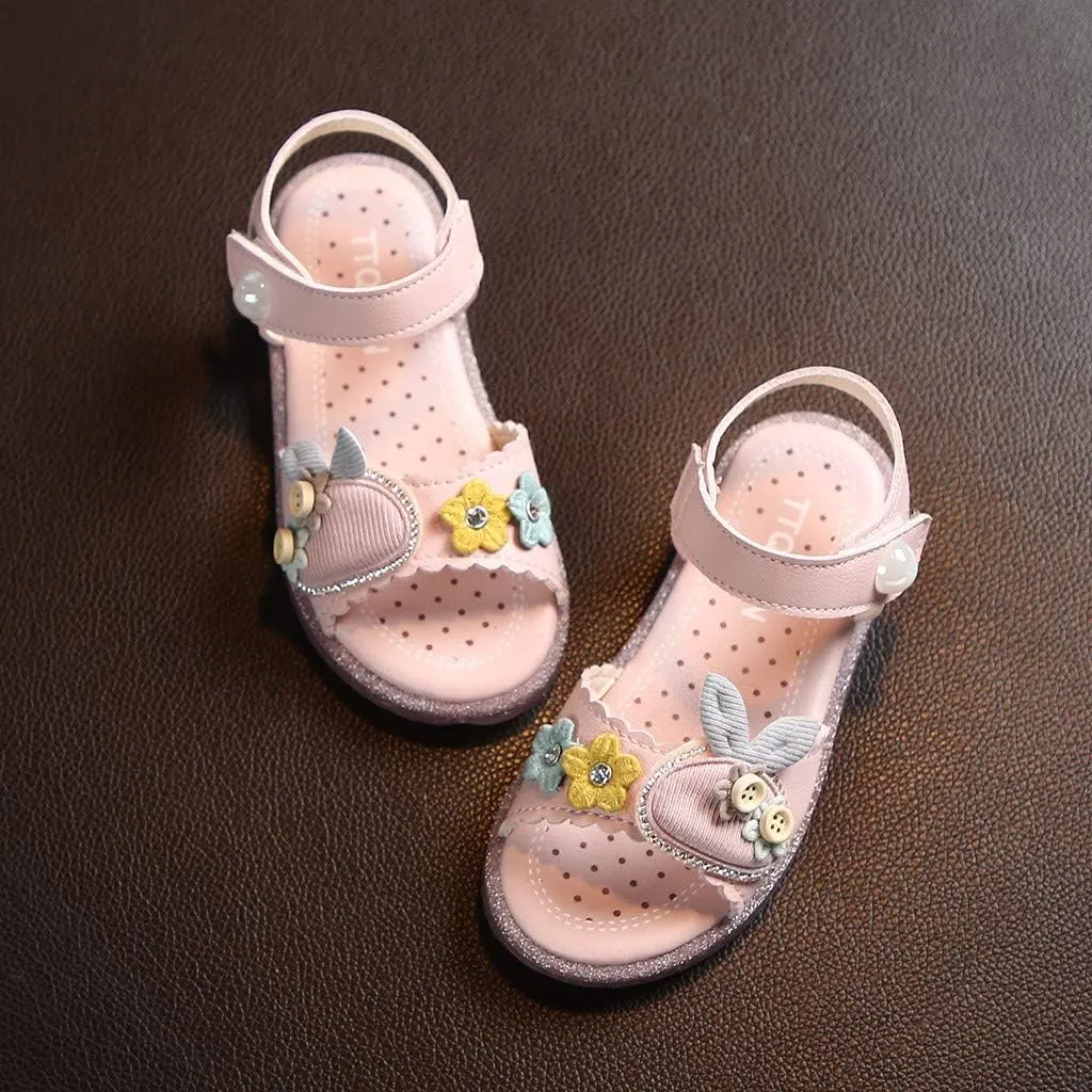 Baby Sock Shoes Rubber Sole Rabbit Cute Toddler Princess Girls Kids Baby Infant Beach Soft Boys Tennis Shoes Size 3
