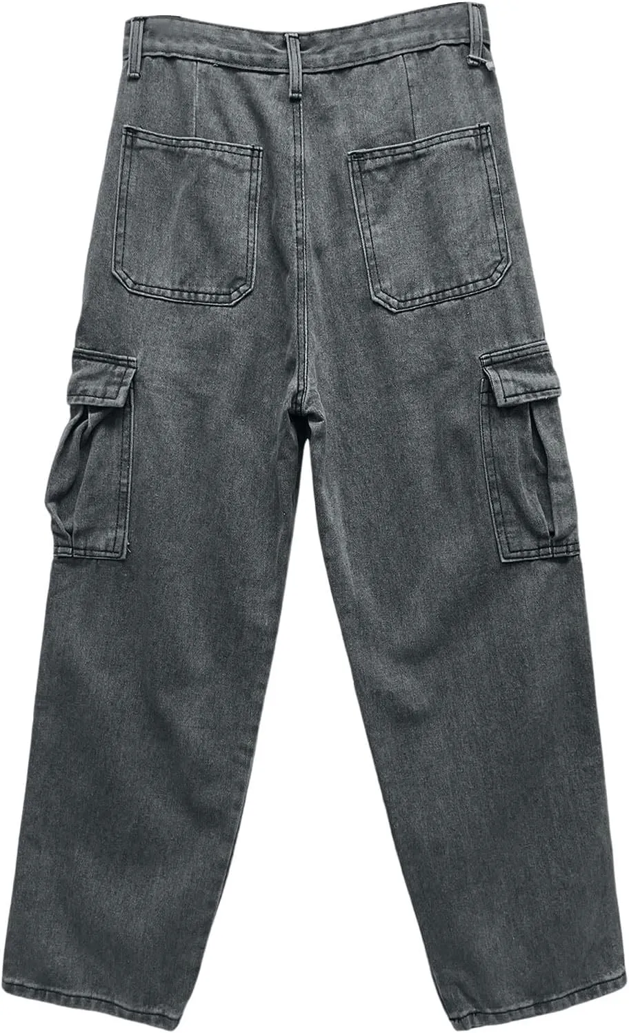Baggy Jeans for Men Y2k Vintage Denim Pants Casual Wide Leg Jeans Loose Fit Denim Hip Hop Streetwear Jeans Trousers Pants