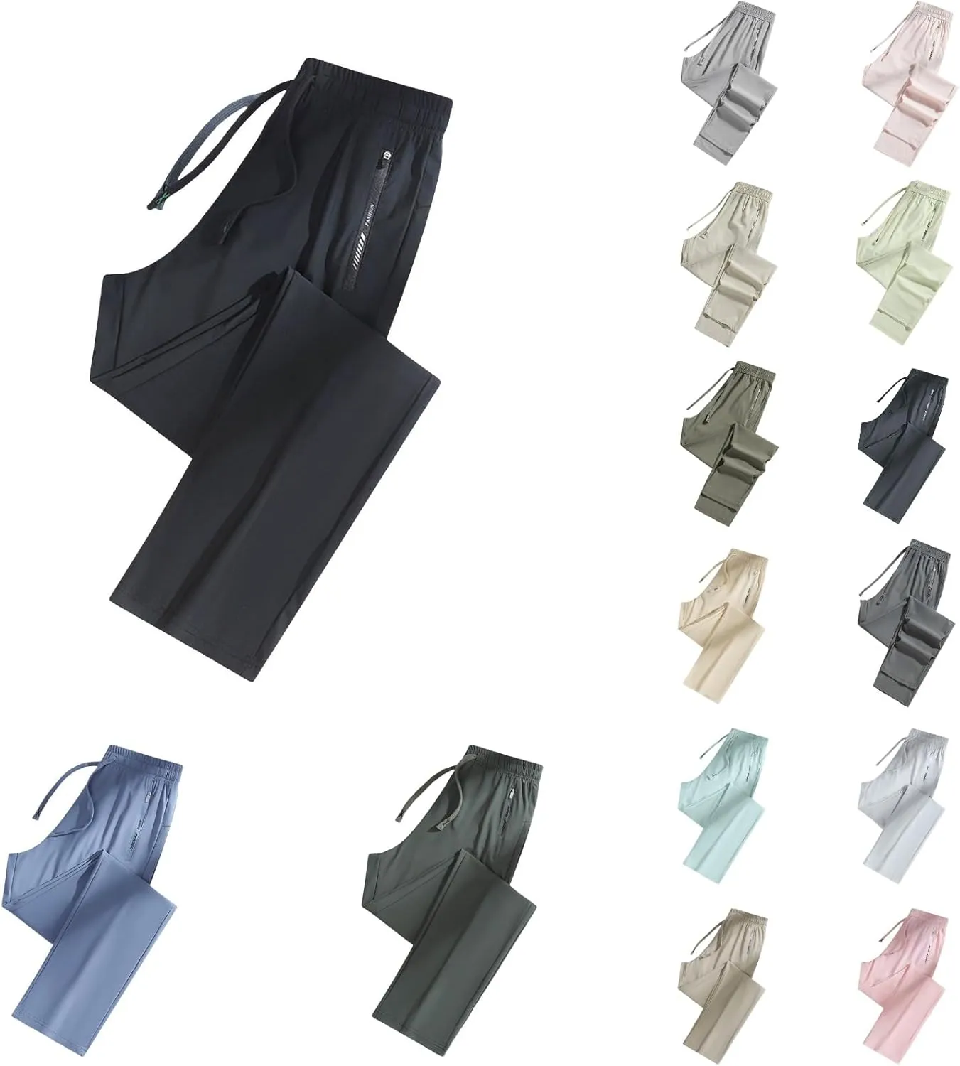 Beeswan Pants for Women Comfys Quick Dry Stretch Active Pants Athletic Sweatpants with Pockets