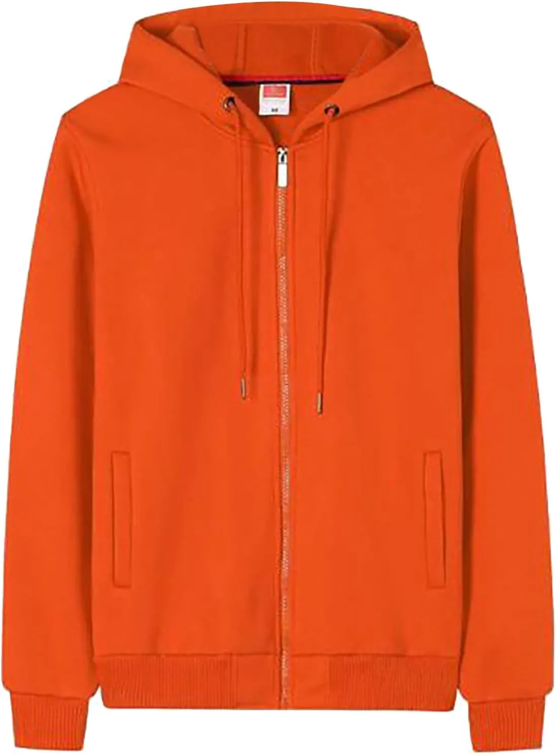 BIFUTON Men Hoodies Casual Hoodies for Men with Pockets Full Zip Long Sleeve Sweatshirt Solid Color Sports Hooded Tops