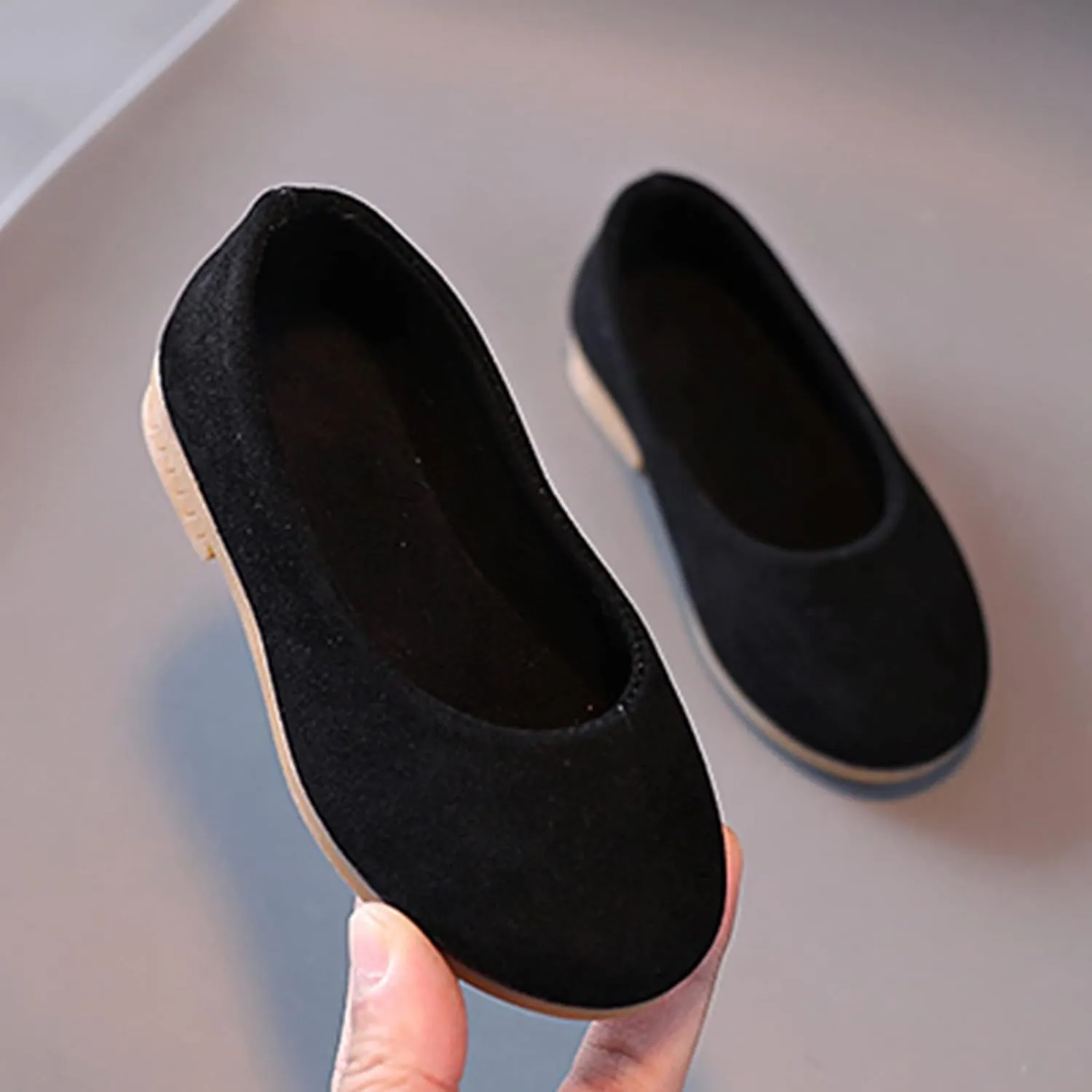 Booties Girls Summer And Autumn Fashion Girls Casual Shoes Solid Color Simple Leather Boots for Little Girls