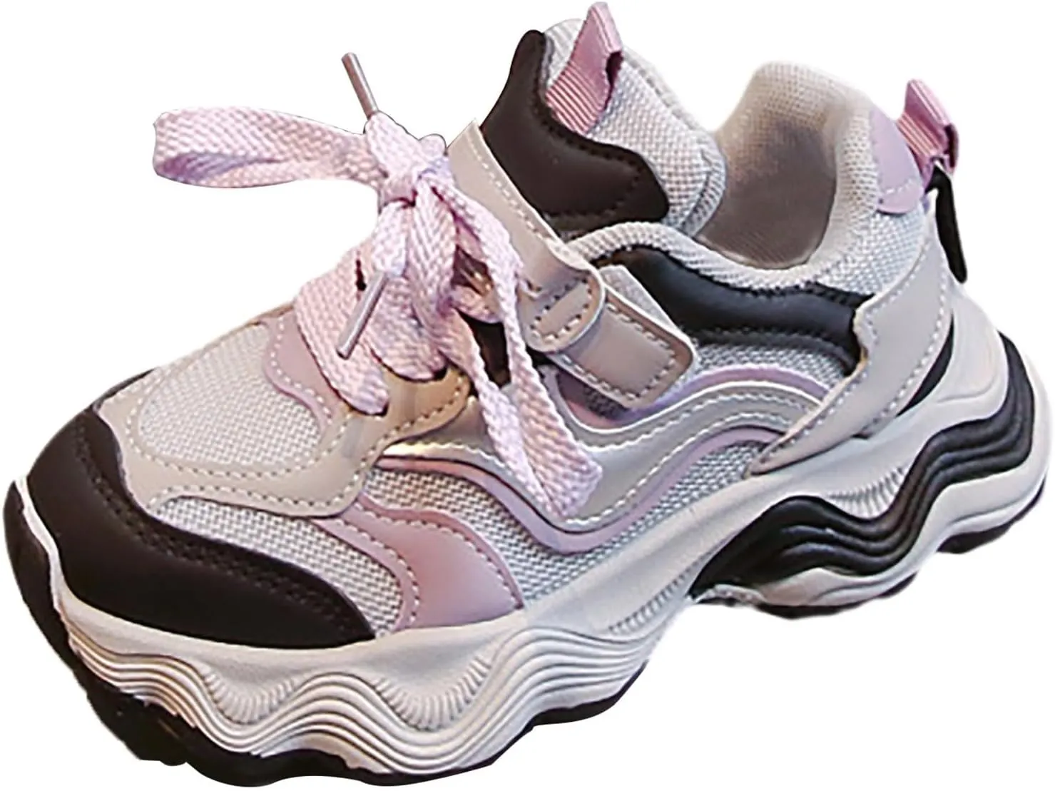 Boys Girls Tennis Shoes Kids Lightweight Breathable Sneakers Lace-up Running Athletic Shoes for Tennis Shoes Girl