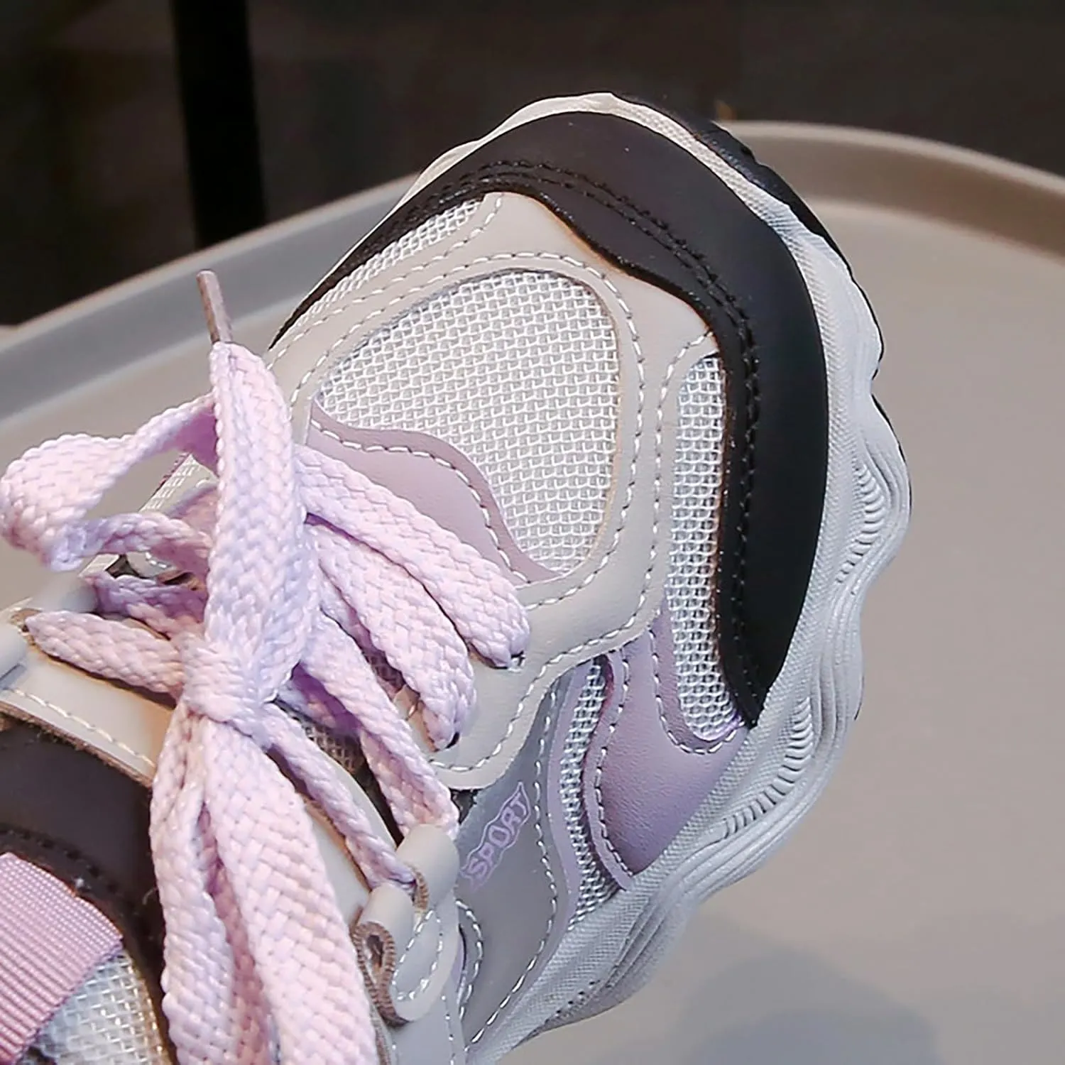 Boys Girls Tennis Shoes Kids Lightweight Breathable Sneakers Lace-up Running Athletic Shoes for Tennis Shoes Girl