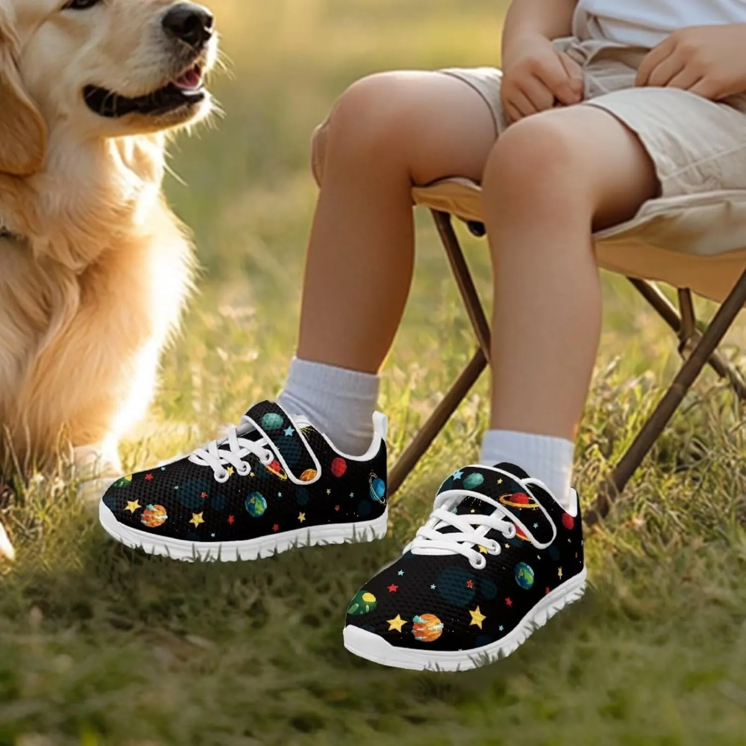 Boys School Running Shoes Little Kids Sport Slip On Shoes Cool Sneakers