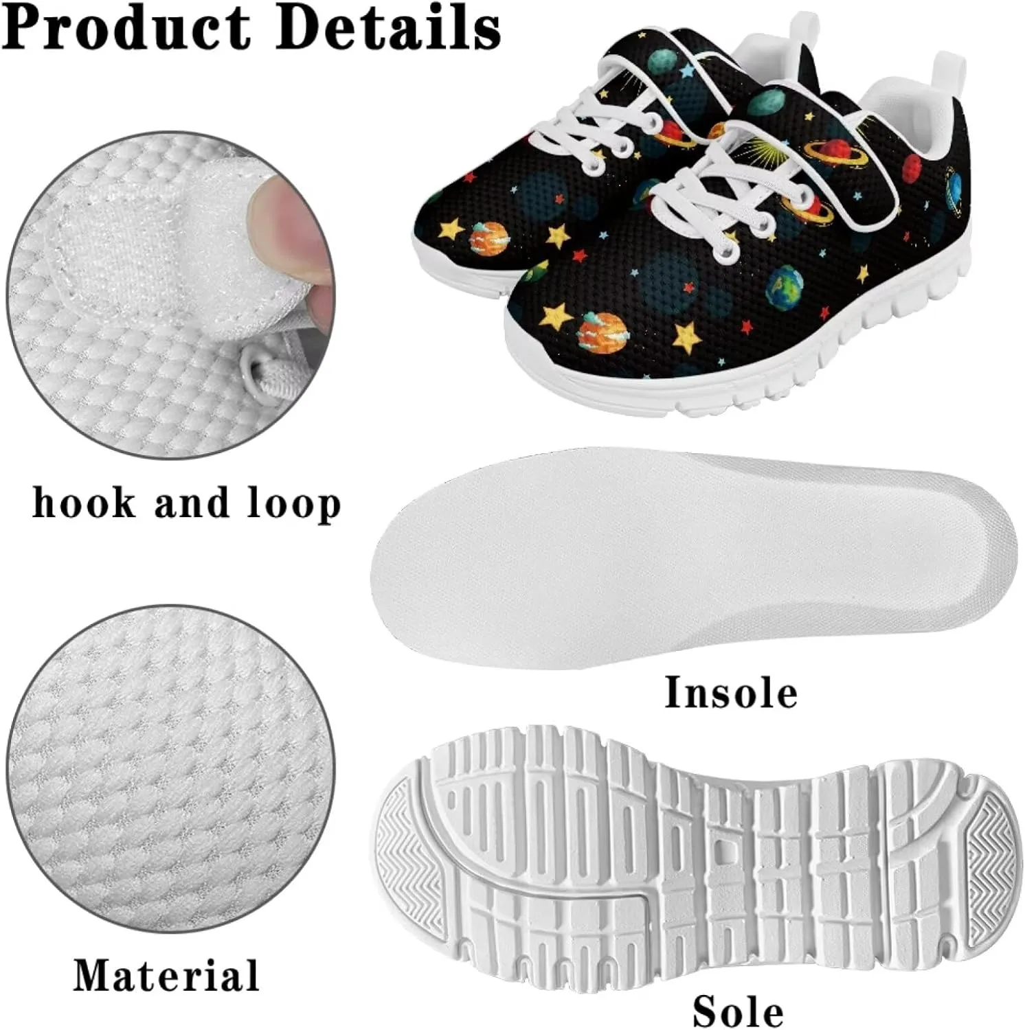Boys School Running Shoes Little Kids Sport Slip On Shoes Cool Sneakers
