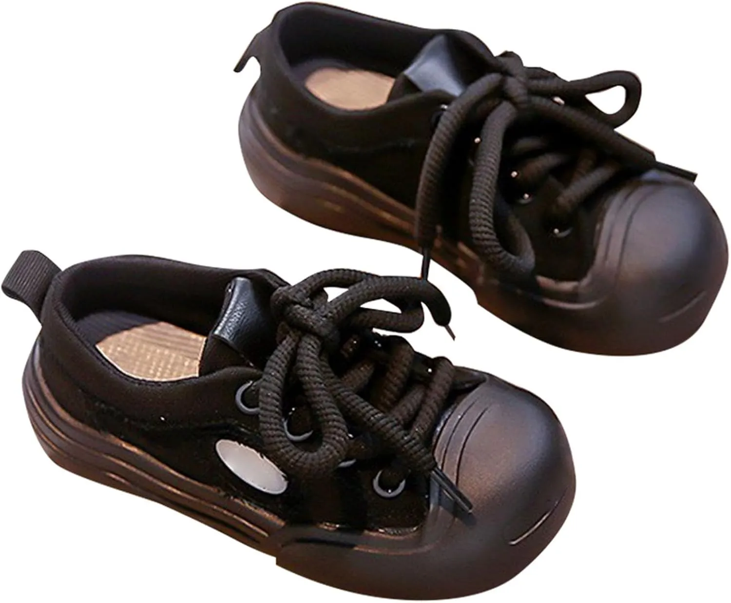 Boys School Shoes Boy's Girl's Canvas Shoes Slip-On Lightweight Fashion Sneakers Casual Lace up Walking