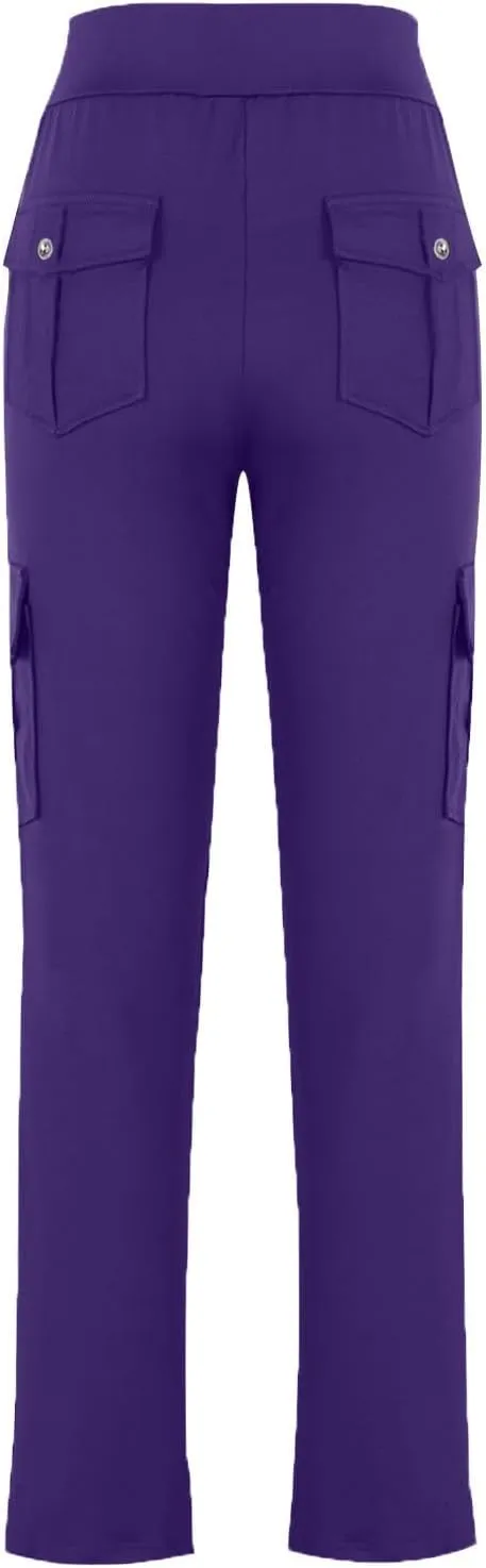 Butt Lifting Leggings with Pockets Workout Cargo Leggings High Waist Yoga Pants Workout Running Tights Leggings