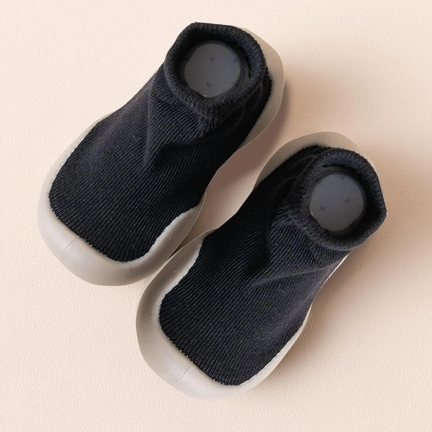 Cathalem Baby Sock Shoes Baby Walking Shoes Infant Breathable Slippers with Soft Rubber Sole Baby Boys Girls Slip On Sneakers