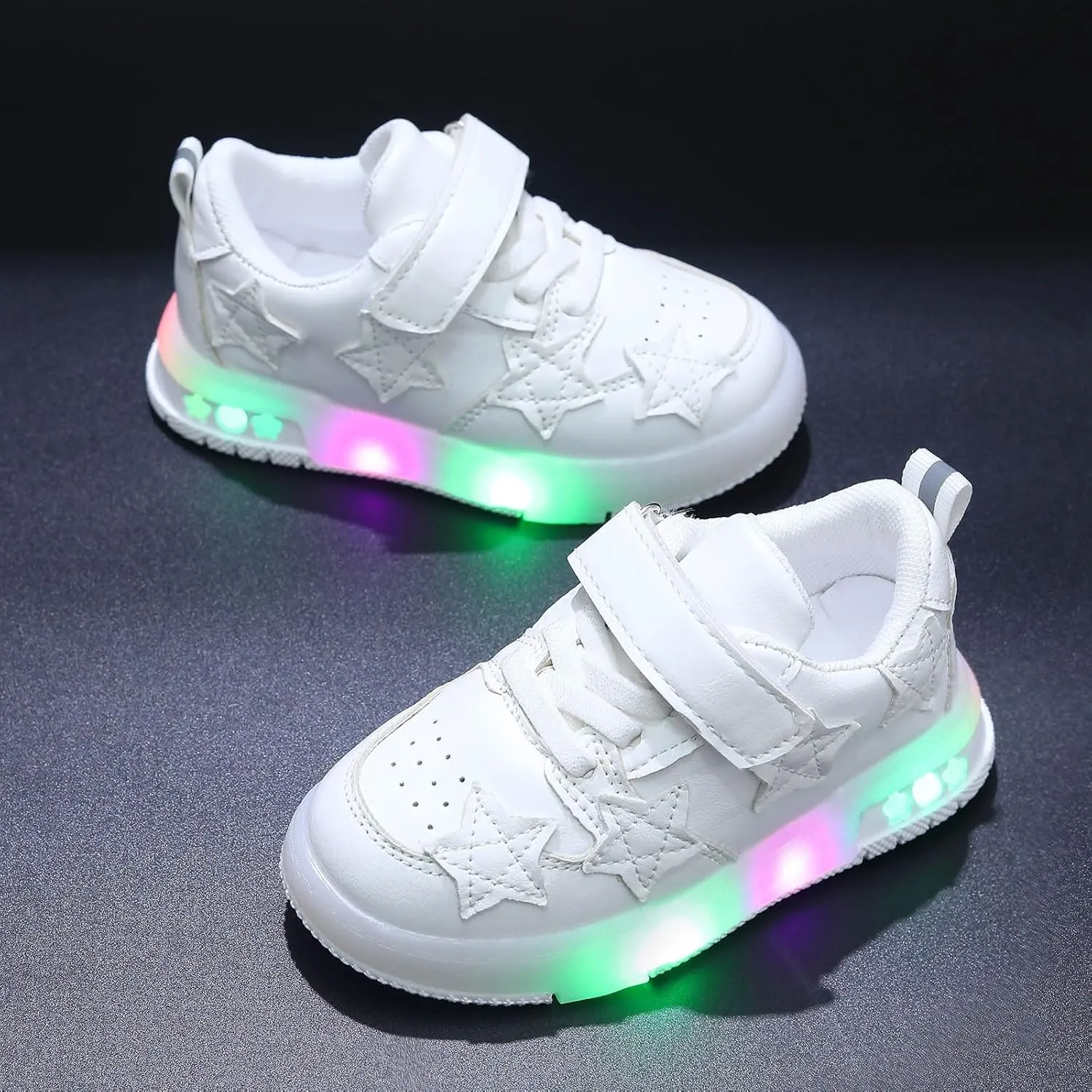 Cathalem Children's Casual Shoes Girls Leather Baby Toddler Soft Up Lace Kids Infant Sneakers Shoes Baby Tennis Shoes