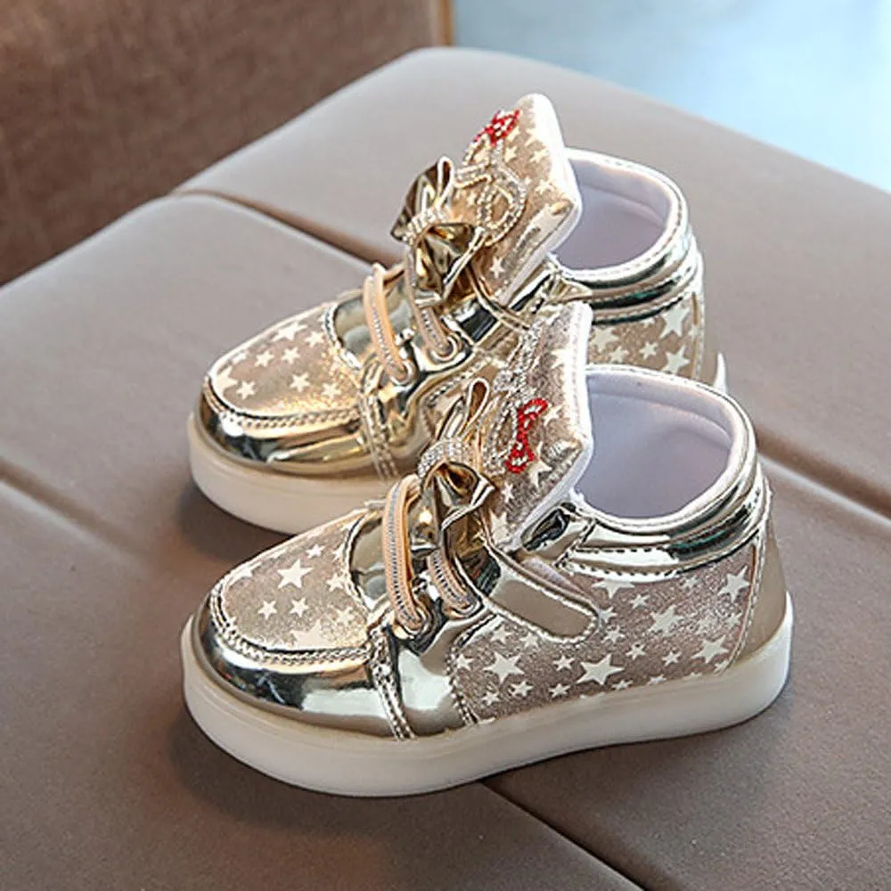 Children Baby Girls Boys Breathable Mesh Led Luminous Sport Run Sneakers Shoes Toddler Shoes Girls Best Gift