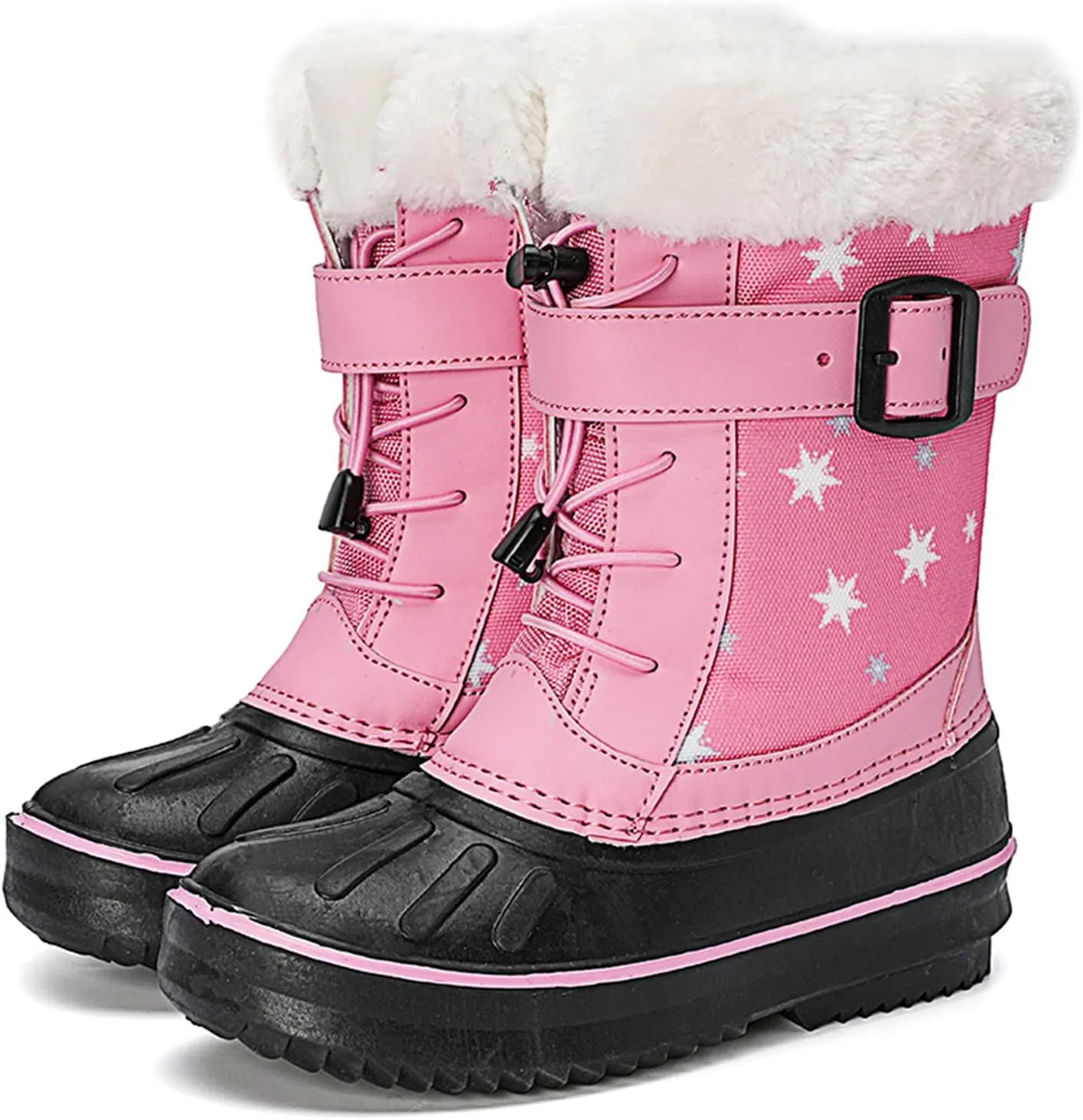 Children Shoes Snow Boots Girls Boys OutdoorBoots Warm Boots with Cotton Snow Boots Kids Mid Calf Boots