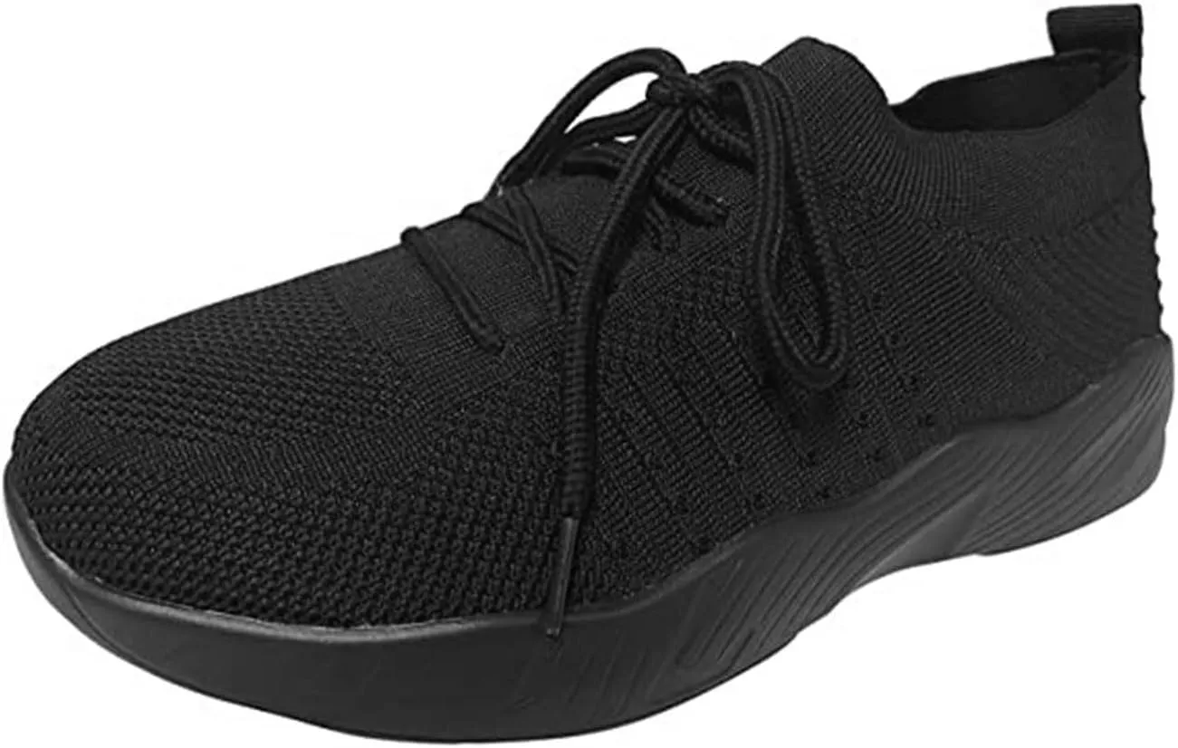 Chunky Sneakers for Women Comfortable Tennis Running Fashion Shoes Breathable Mesh Slip On Walking Shoes Lightweight Wedge Workout Sport Work Casual Sneakers Platform Loafers