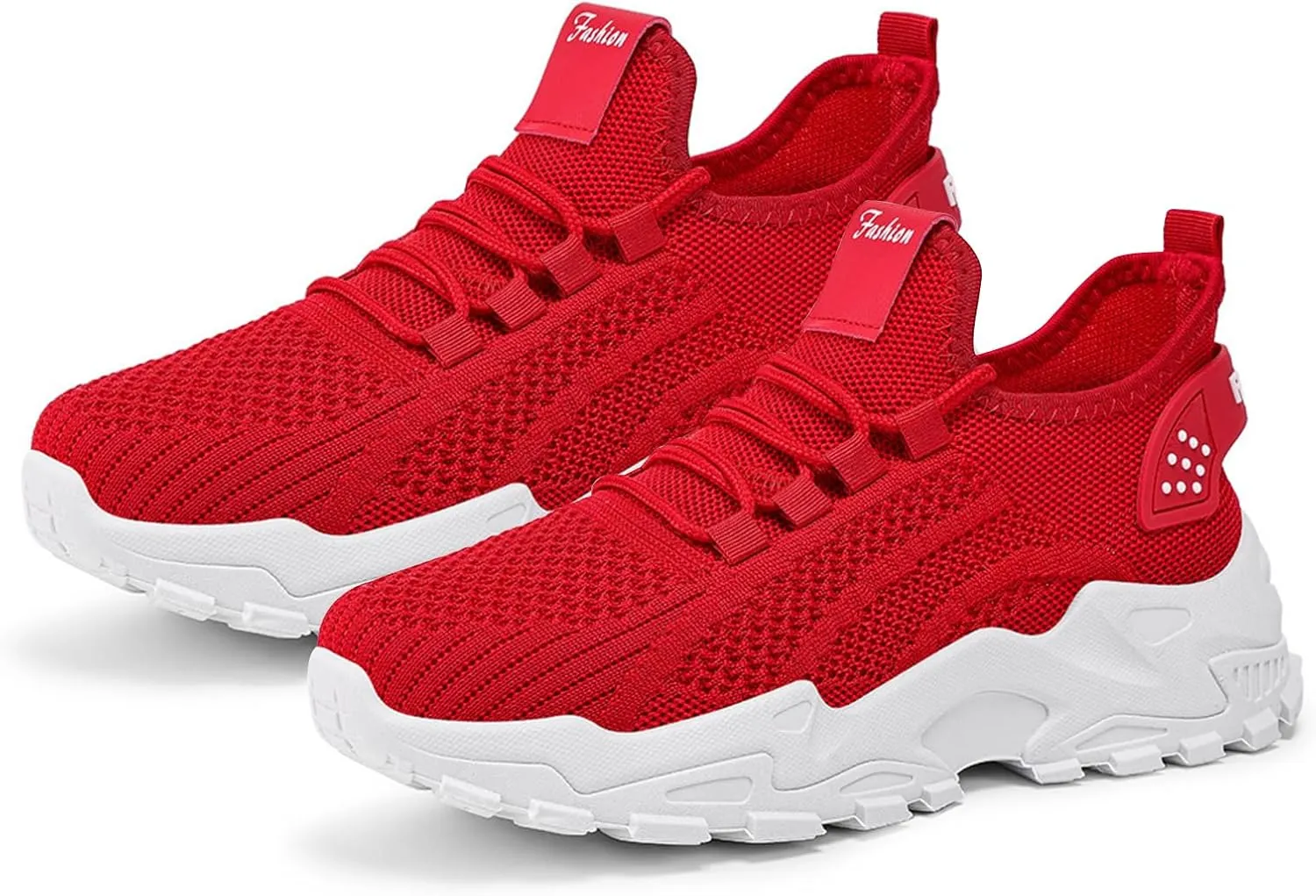 Chunky Sneakers for Women Lightweight Slip On Sneakers Comfortable Workout Sport Work Casual Tennis Shoes Fashion Breathable Soft Sole Arch Support Non-Slip Shoes
