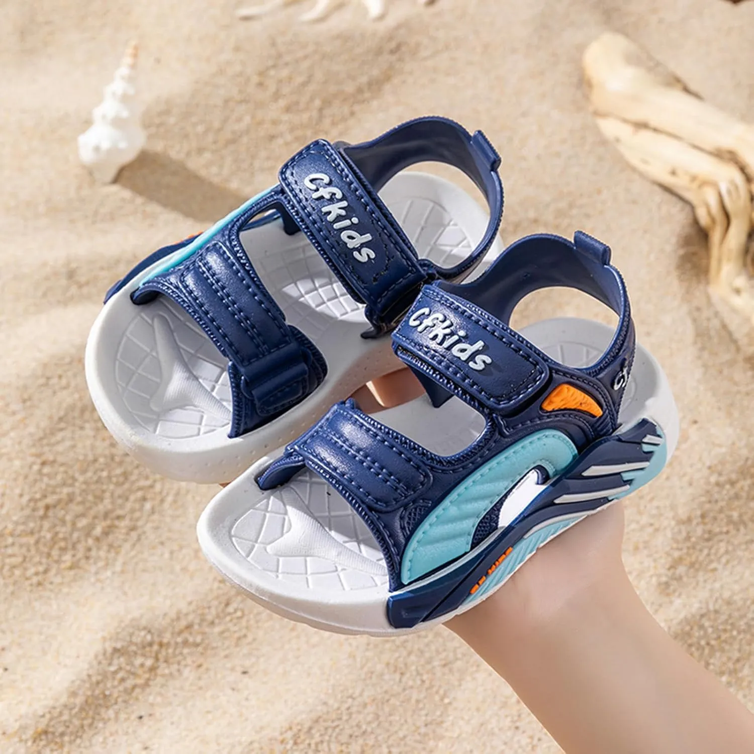 Comfortable Boys Kids Sandals Outdoor Shoes Children's Casual And Comfortable Beach Sandals For Middle And Large Children Non Slip Soft Soled