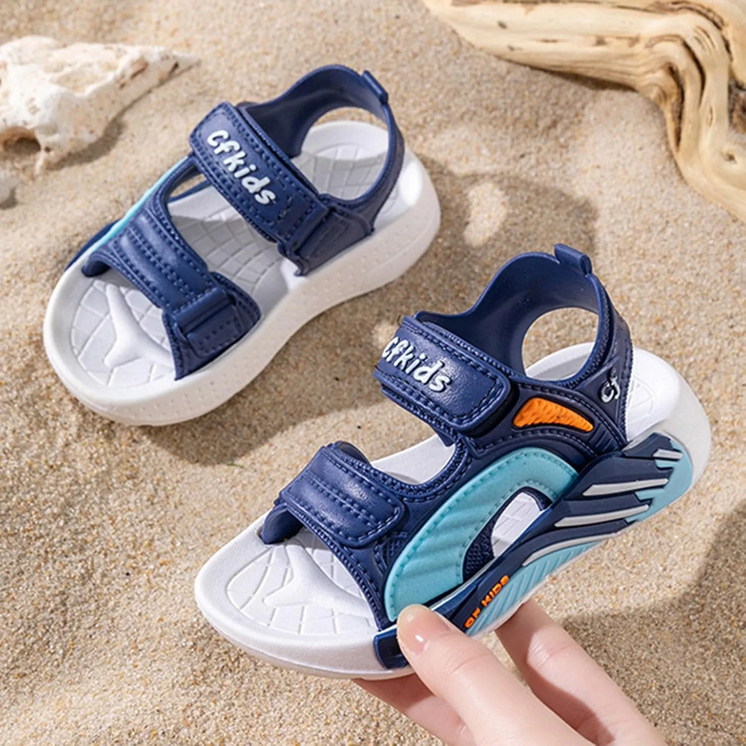 Comfortable Boys Kids Sandals Outdoor Shoes Children's Casual And Comfortable Beach Sandals For Middle And Large Children Non Slip Soft Soled