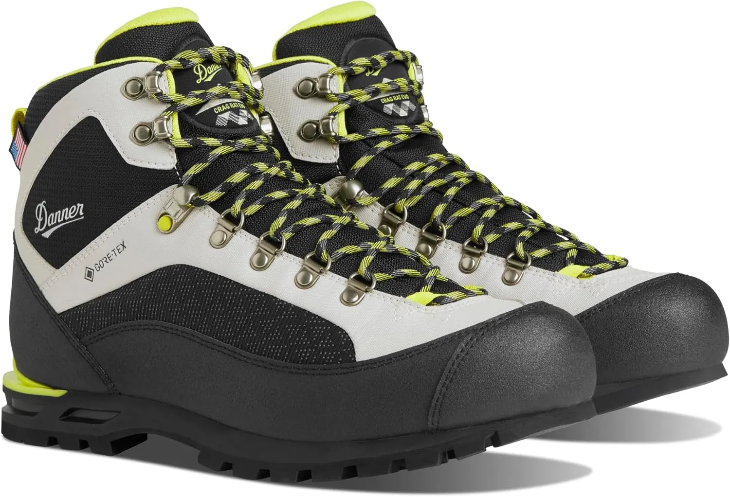Danner Men's Crag Rat EVO 5.5" Hiking Boot - Waterproof GORE-TEX, Insulated PrimaLoft Aerogel, Vibram Traction Outsole, Breathable, Crampon Compatible
