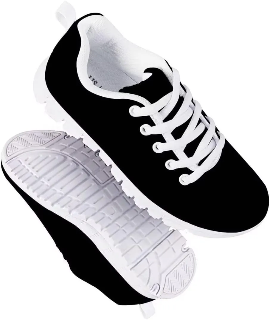Dellukee Girls Shoes Cute Solid Color Polka Dot Running Walking Sports Sneakers