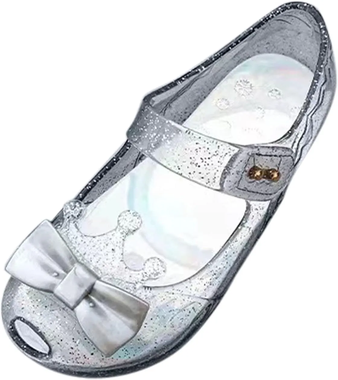Fall Boots Toddler Girl Girls Shoes Crown Flash Diamond Crystal Soft Sole Non Slip Sandals Jelly Dance Shoes Princess Shoes Adult Squeaky Shoes