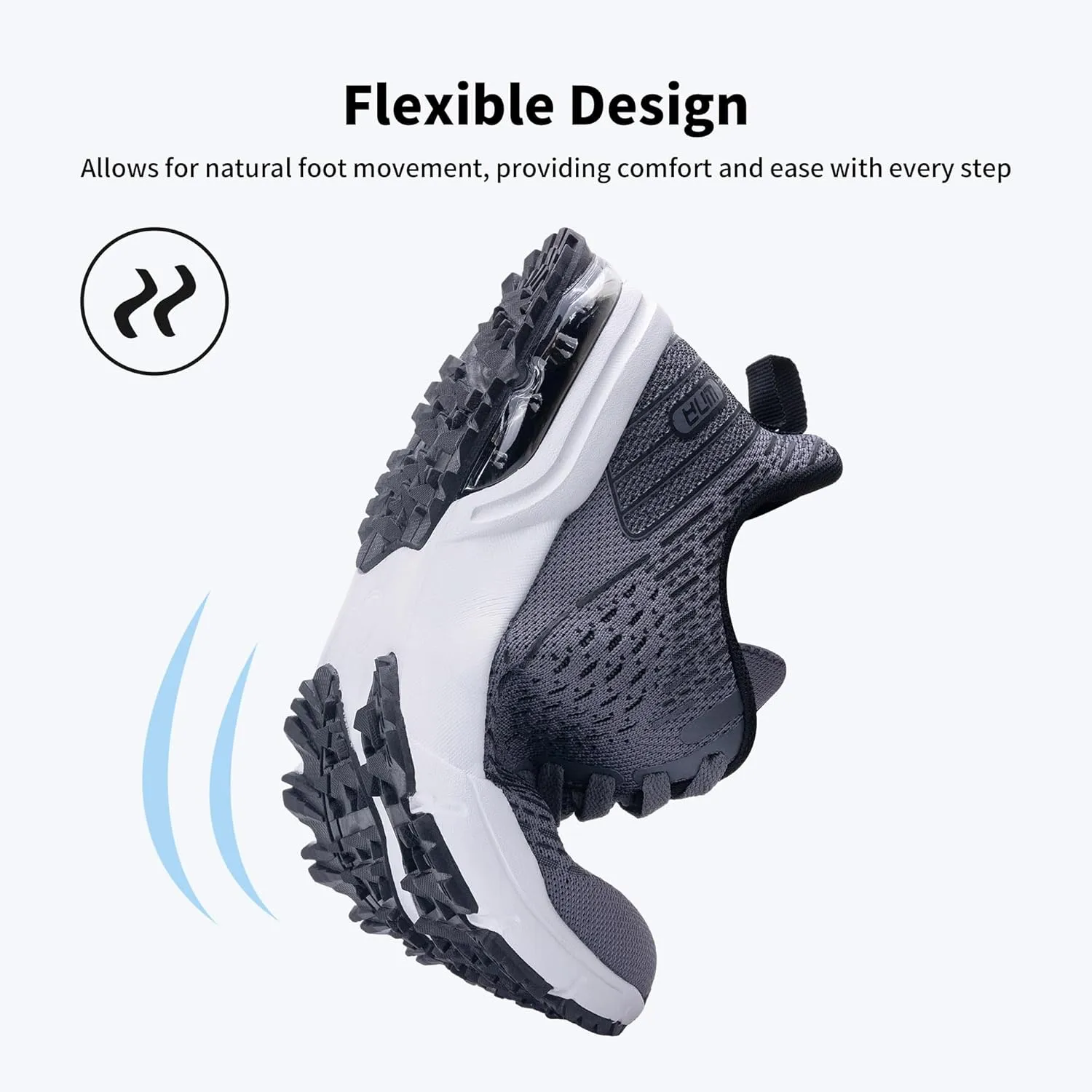 GANNOU Men's Athletic Running Shoes Fashion Sport Gym Jogging Tennis Fitness Sneaker (US 7-12.5)