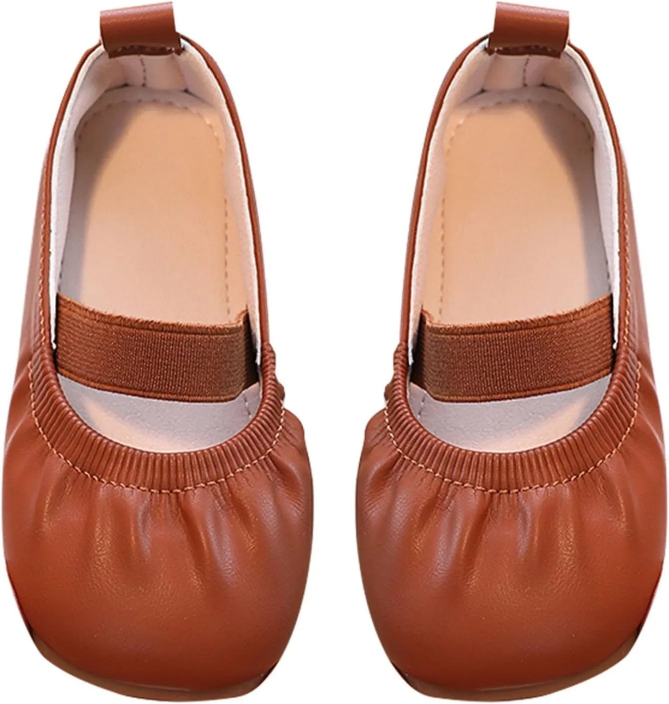 Girl Dress Shoes Toddler Flower Girl Dress Shoes Square Toe Ballet Flats for Party School Toddler Dress Shoes Girl