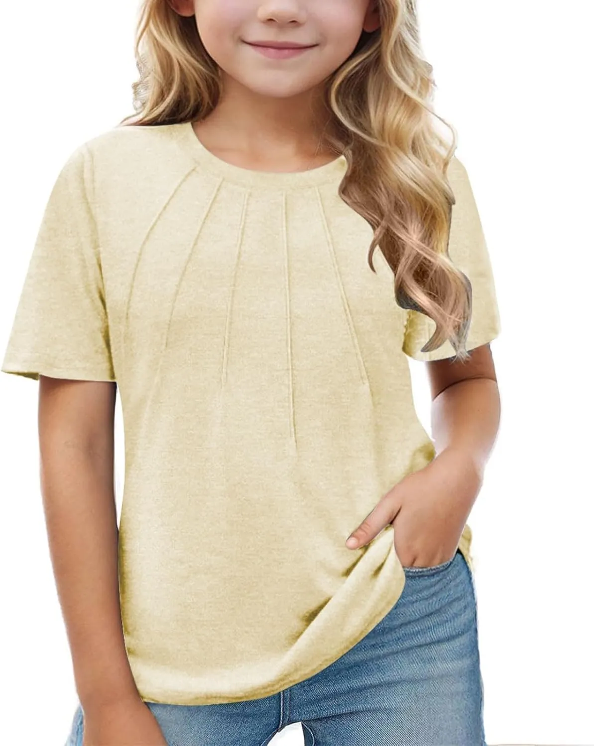 Girls' Blouses & Buttontodown Shirts Sleeve Fashion Tops Tees 5 14 Years Girl Tops