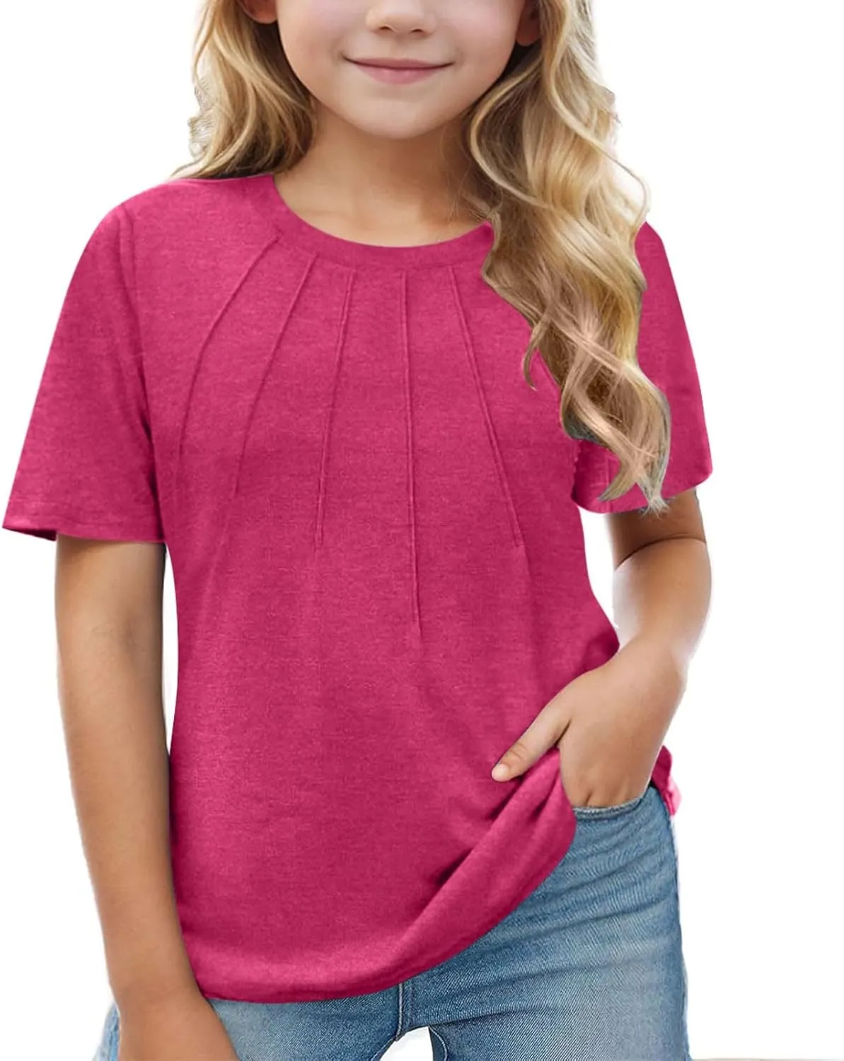 Girls' Blouses & Buttontodown Shirts Sleeve Fashion Tops Tees 5 14 Years Girl Tops
