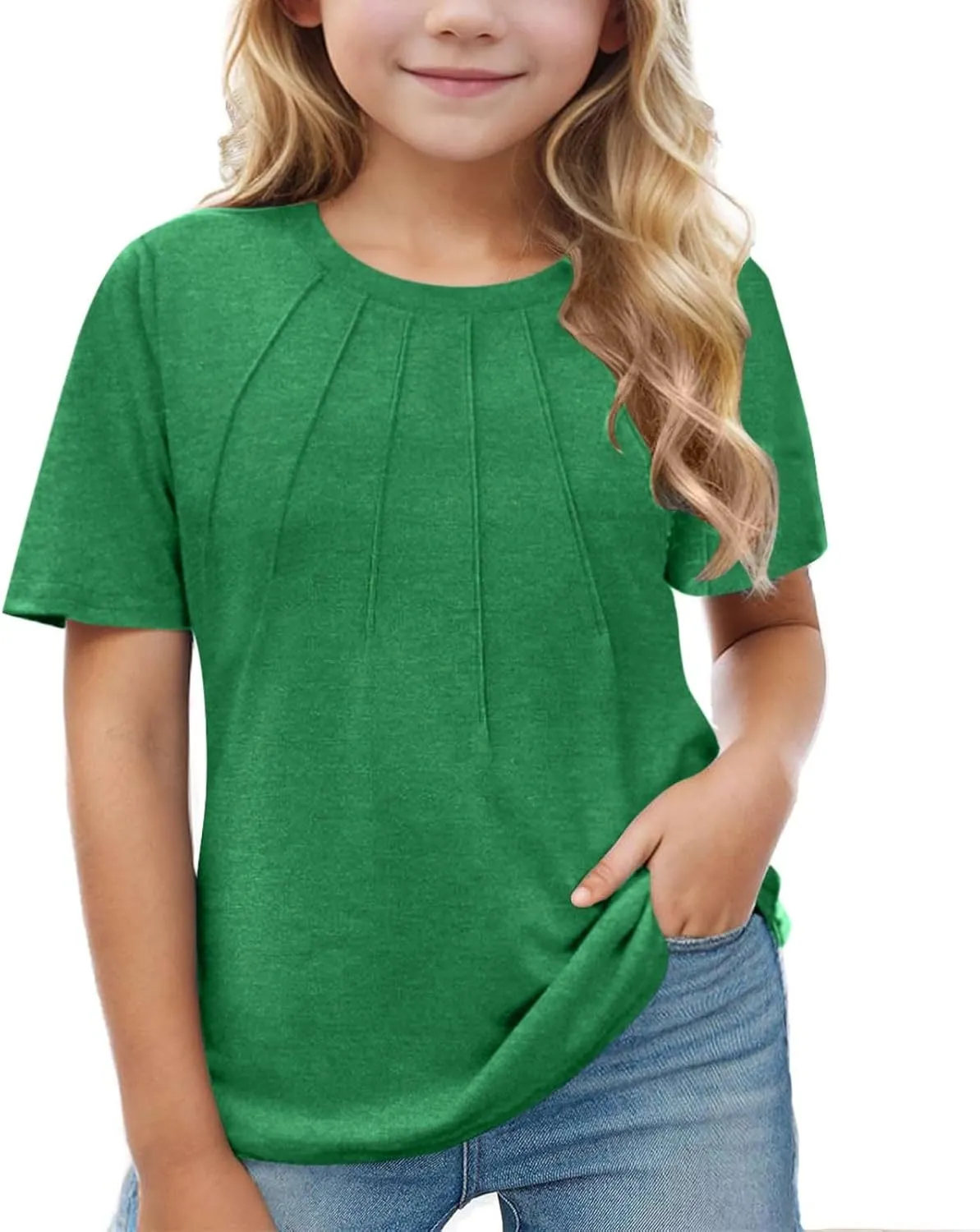 Girls' Blouses & Buttontodown Shirts Sleeve Fashion Tops Tees 5 14 Years Girl Tops