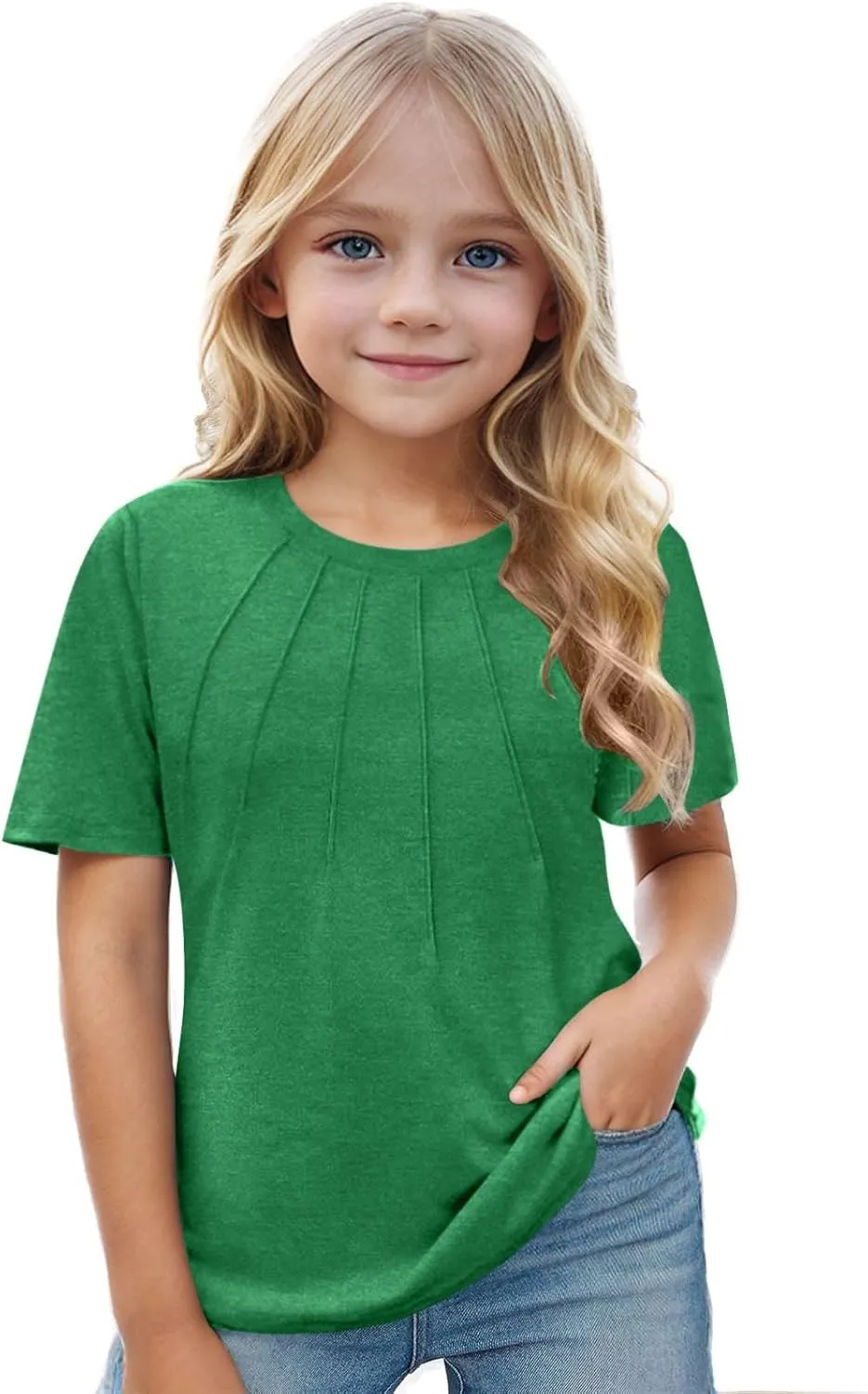 Girls' Blouses & Buttontodown Shirts Sleeve Fashion Tops Tees 5 14 Years Girl Tops