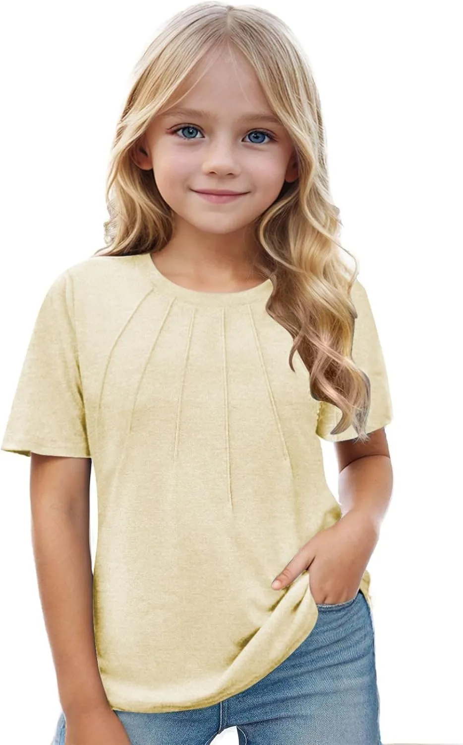 Girls' Blouses & Buttontodown Shirts Sleeve Fashion Tops Tees 5 14 Years Girl Tops