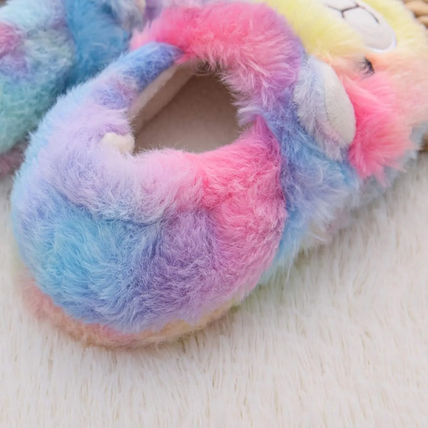Girls Infant Soft-Soled Shoes Toddler Cartoon Slippers Baby Boys Warm Kids Baby Shoes Wide Toe