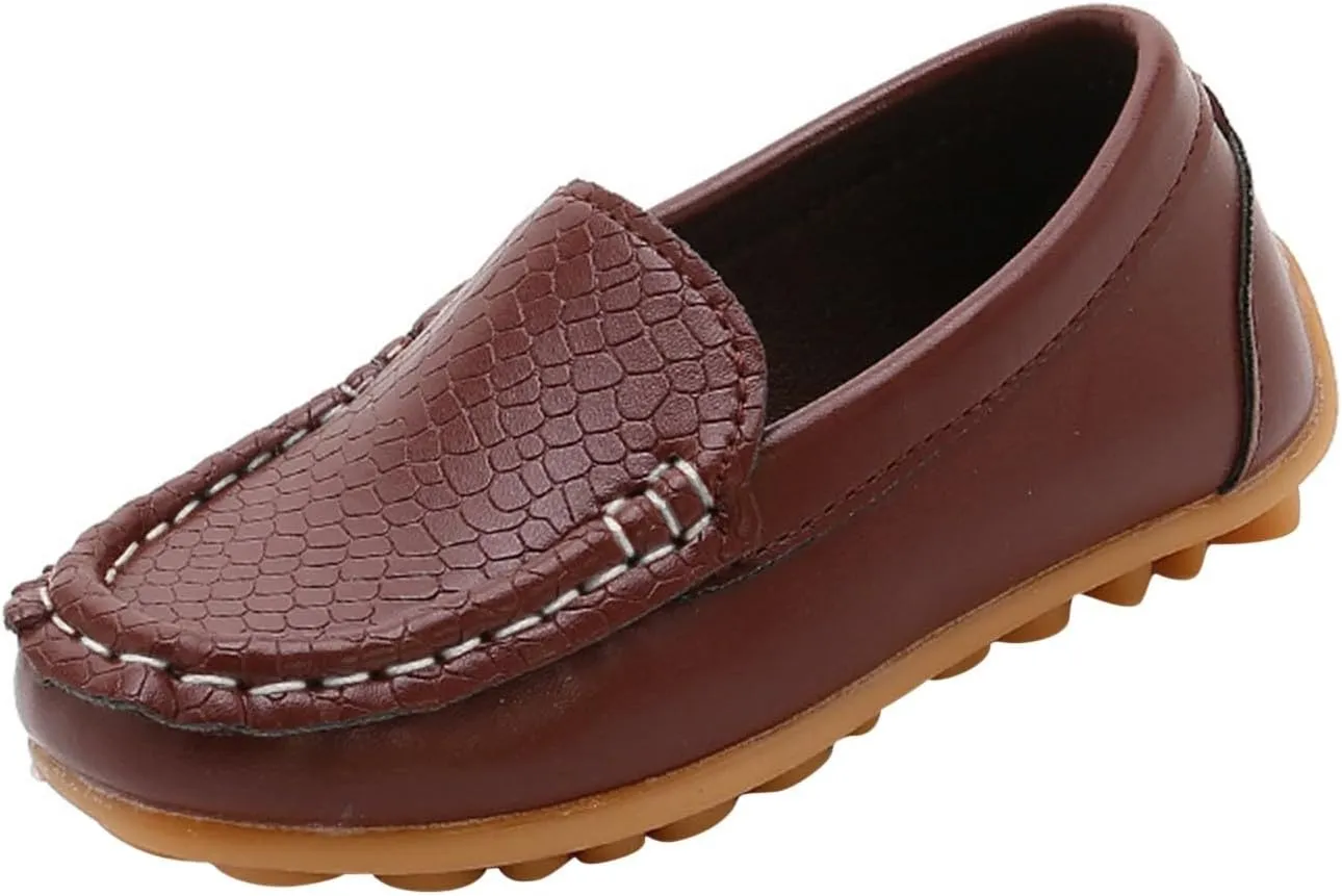 Girls Loafers Shoes Slip On Flat Shoes Fashion Comfort Casual Shoes Lightweight Toddler Baby Girls Dress Shoes