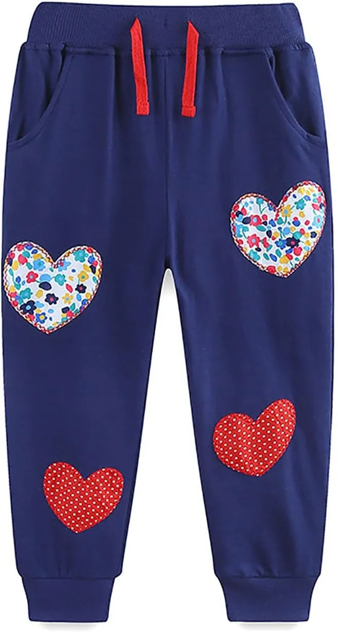 Girls Pants Girls Sweatpants Sports Pants Casual Pants Cotton Pants Jogger Pants Daily Trousers for Girls-1