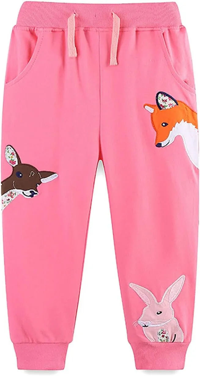 Girls Pants Girls Sweatpants Sports Pants Casual Pants Cotton Pants Jogger Pants Daily Trousers for Girls-22
