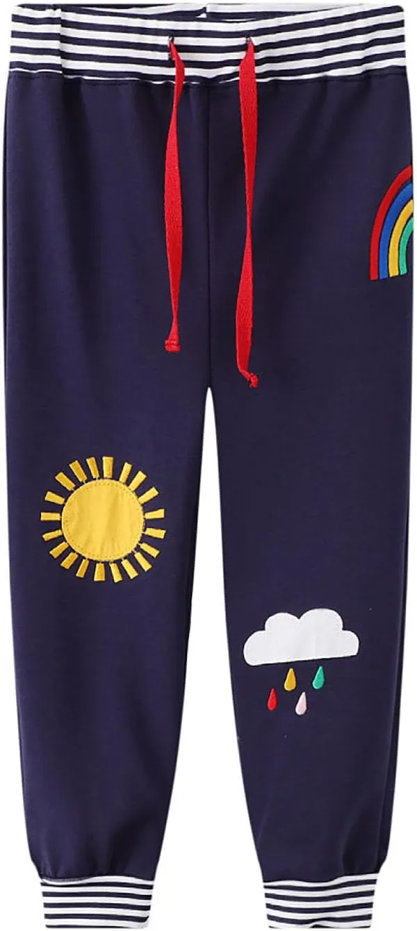Girls Pants Girls Sweatpants Sports Pants Casual Pants Cotton Pants Jogger Pants Daily Trousers for Girls-85