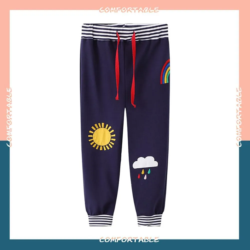 Girls Pants Girls Sweatpants Sports Pants Casual Pants Cotton Pants Jogger Pants Daily Trousers for Girls-85