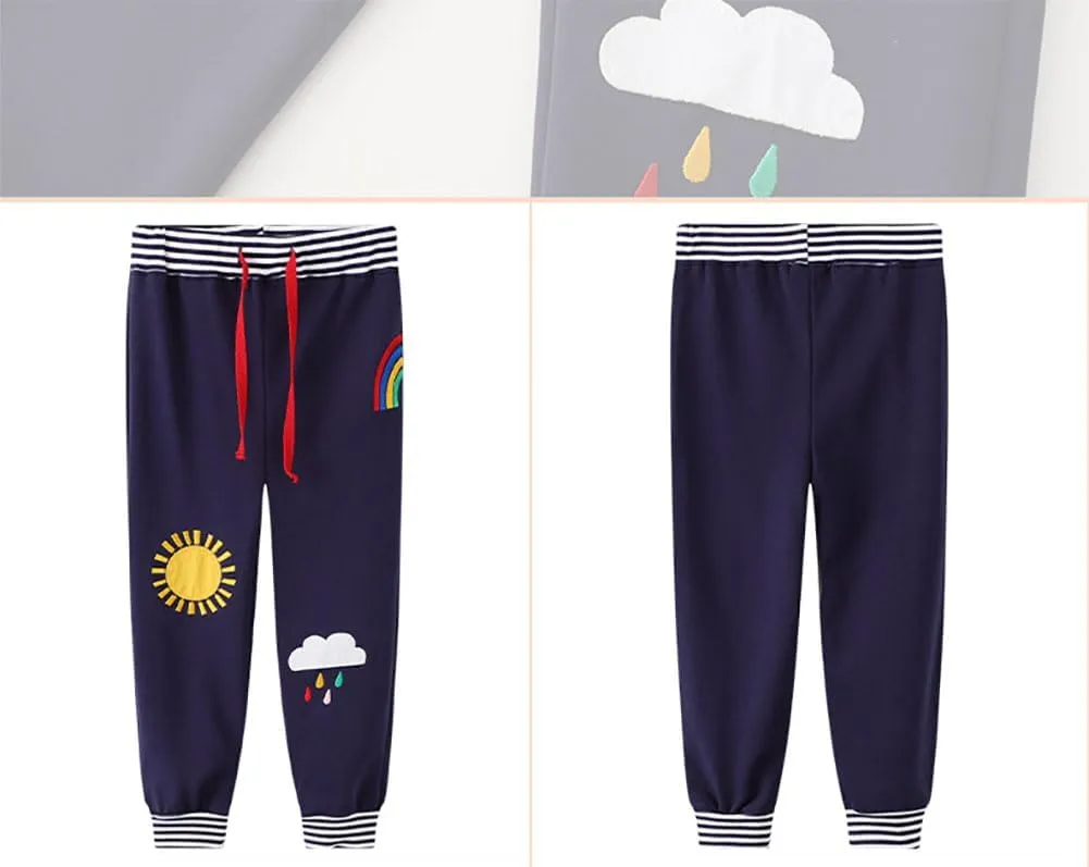 Girls Pants Girls Sweatpants Sports Pants Casual Pants Cotton Pants Jogger Pants Daily Trousers for Girls-85