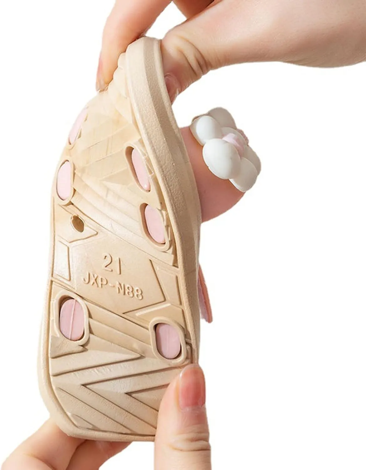 Girls' Sandals Children Sandals Thickened Summer Princess Fashion Soft Sole Children Girls Baby Beach Sandals (Pink, 6 Toddler)