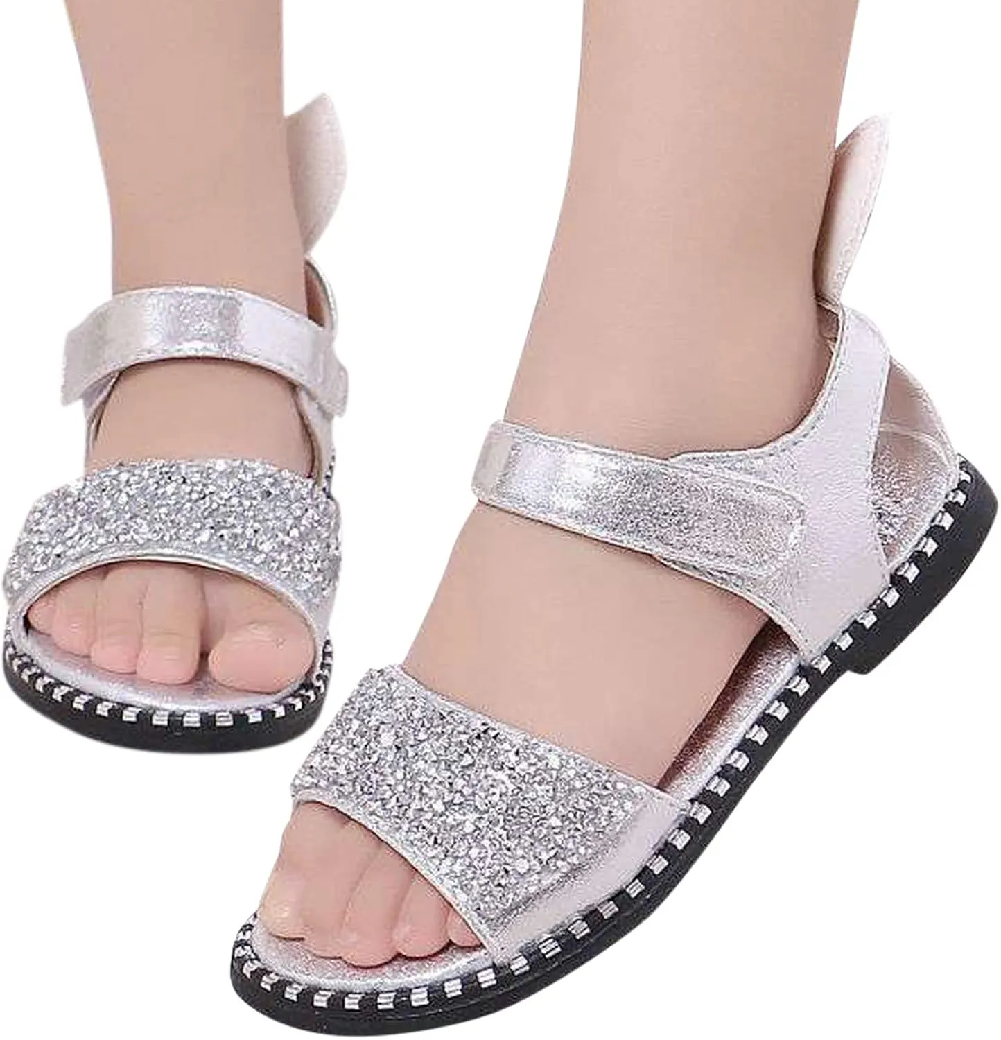 Girls Shoes Size 4 Big Girls Toddler Pearl Girl Dress Shoes Sandals Girl Ballet Carpet Slippers for Girls