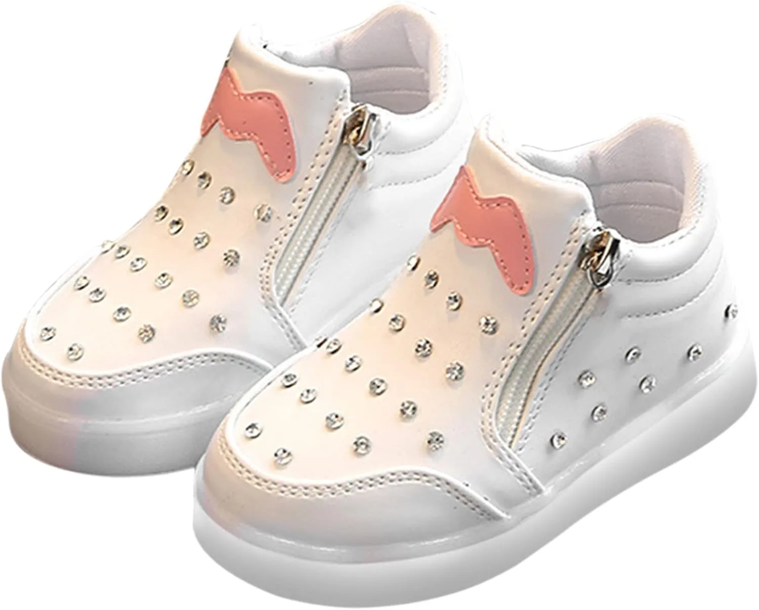 Girls Size Shoes Spring and Autumn Korean Version of Big Children's Sports Lighting Winter Shoes for Girls Size 9