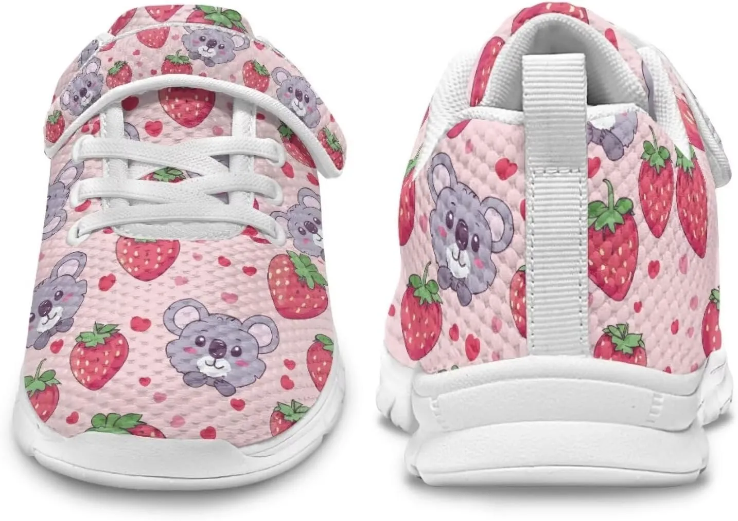 Girls Tennis Shoes School Running Shoes Little Kids Slip On Sneakers