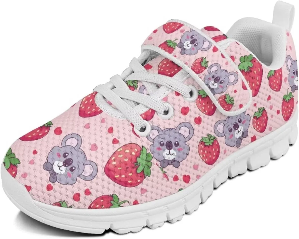 Girls Tennis Shoes School Running Shoes Little Kids Slip On Sneakers