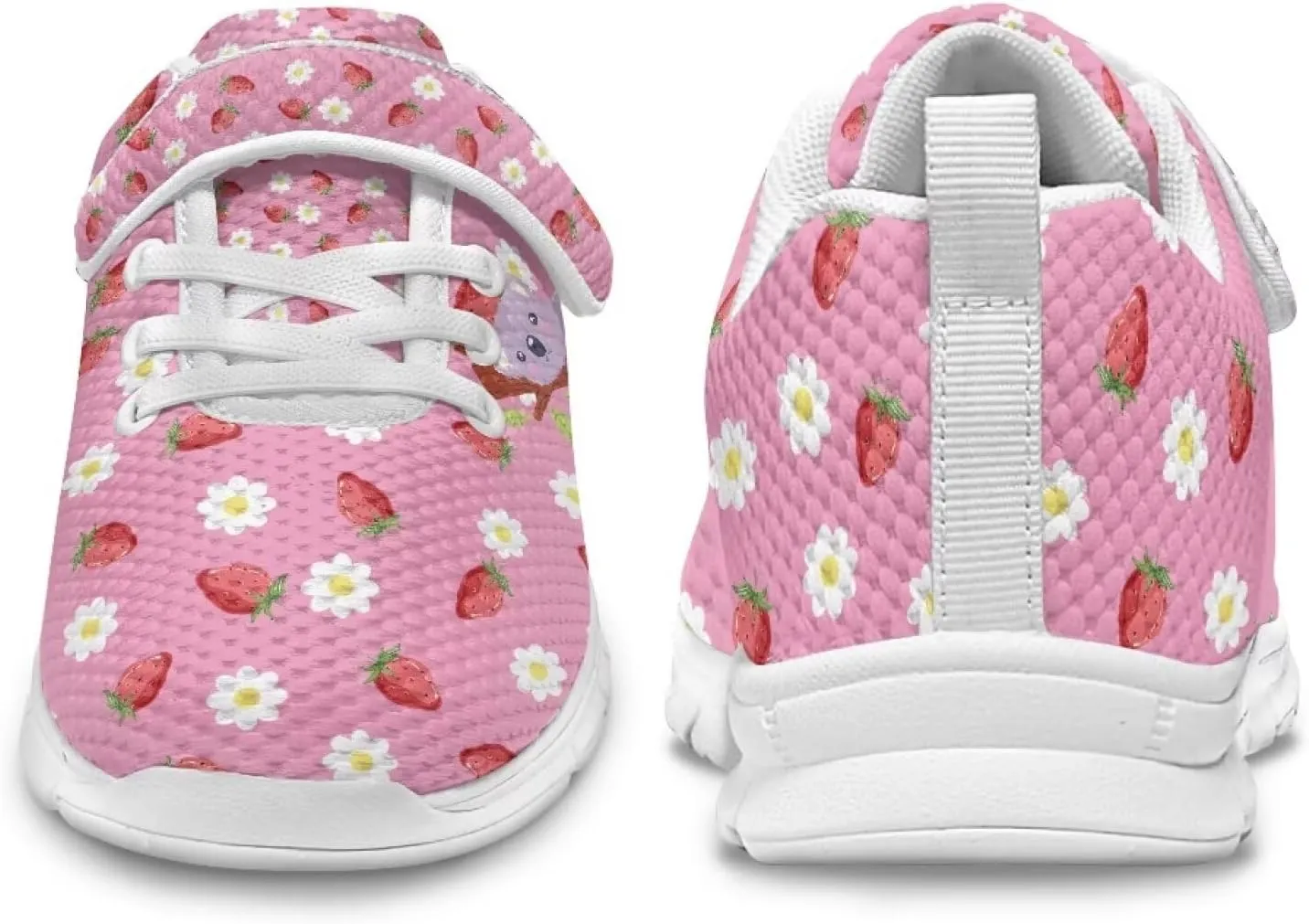 Girls Tennis Shoes School Running Shoes Little Kids Slip On Sneakers