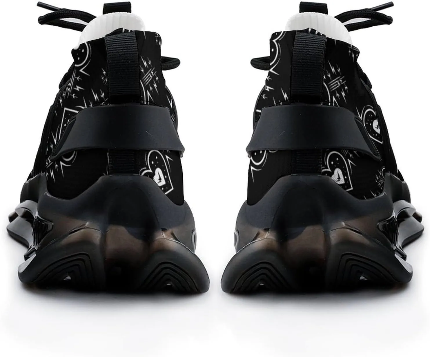 Heartbeat Love Heart Mens Sneakers Running Shoes Lightweight Athletic Shoes for Jogging Walking Gym