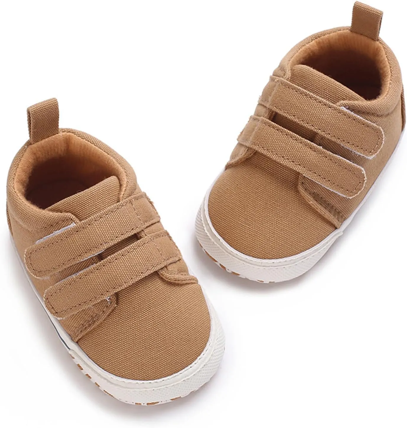 Infant Boys Girls Ankle Sneakers Lightweight Comfortable High Top Flat Bottom Casual Shoes for Outdoor Walking
