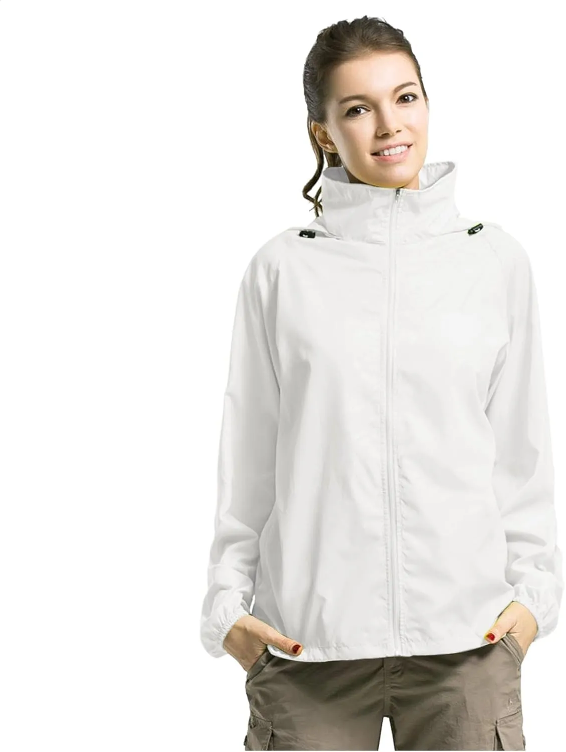 Jacket Men's Lightweight Waterproof Rain Shell Jacket Raincoat with Hood for Golf Cycling Windbreaker Outdoor Coat